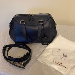 COACH 1941 Ace Satchel, Indigo glove tanned leather